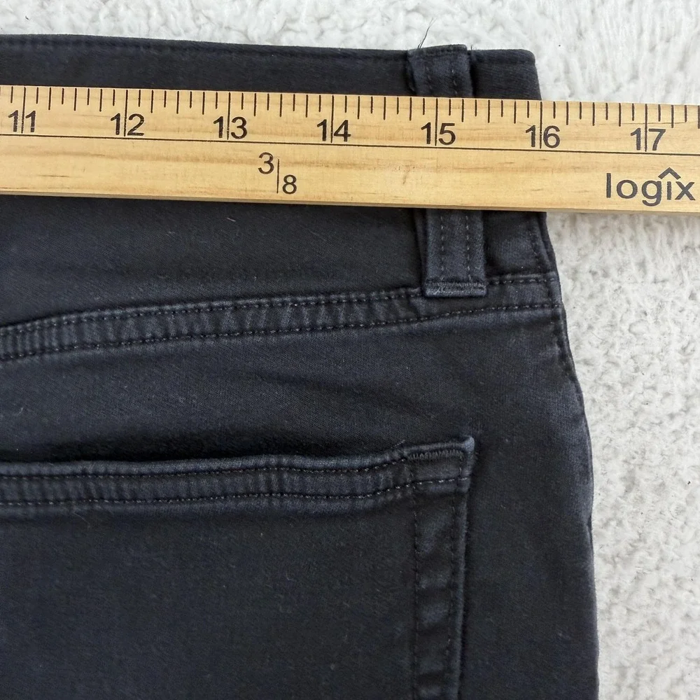 Banana Republic Slim Traveler Jeans Mens 32x32 Black Stretch Denim Pants 488420